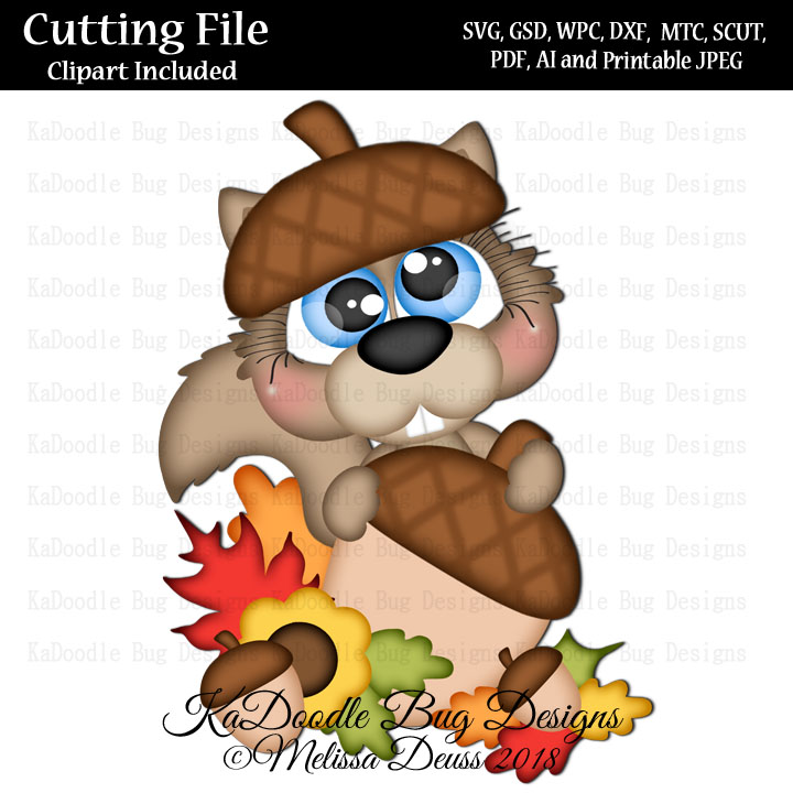 Cutie KaToodles - Nutty Fall Squirrel