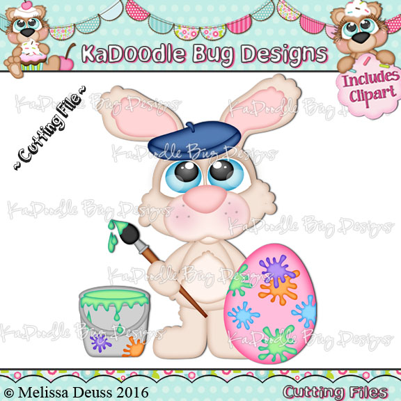 Cutie KaToodles - Painting Egg Bunny