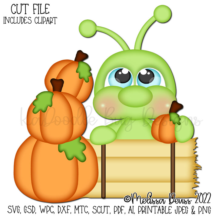 Cutie KaToodles - Pumpkin Haybale Cricket