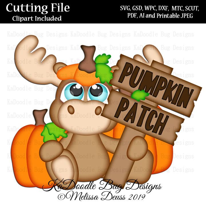 Cutie KaToodles - Pumpkin Patch Moose