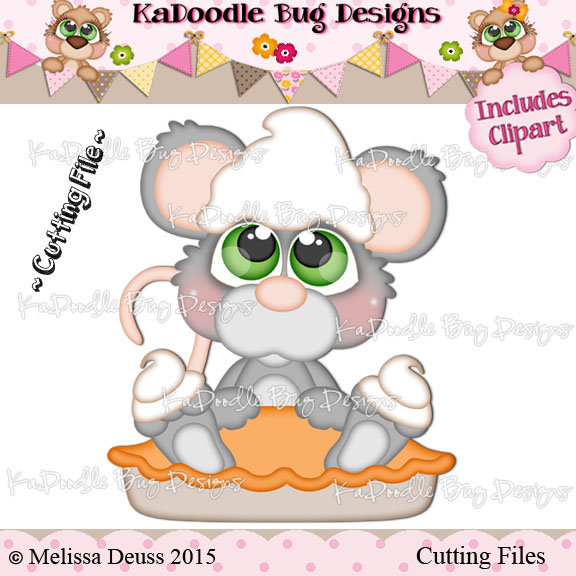 Cutie KaToodles - Pumpkin Pie Mouse - Click Image to Close