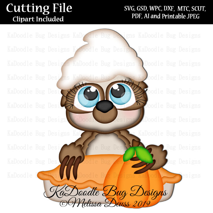 Cutie KaToodles - Pumpkin Pie Sloth