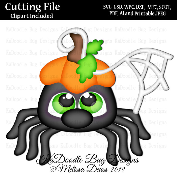 Cutie KaToodles - Pumpkin Spider