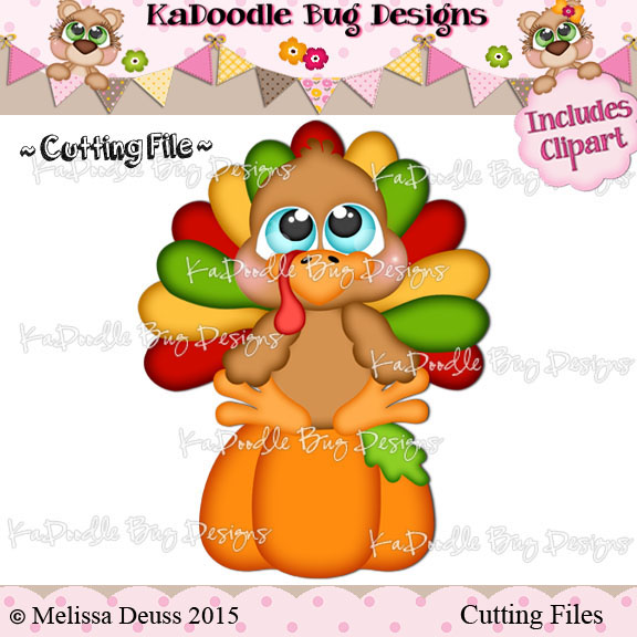 Cutie KaToodles - Pumpkin Turkey - Click Image to Close