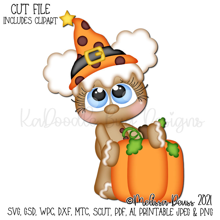 Cutie KaToodles - Pumpkin Witch Ginger - Click Image to Close