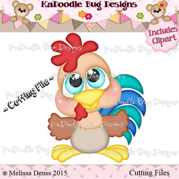 Cutie KaToodles - Rooster - Click Image to Close
