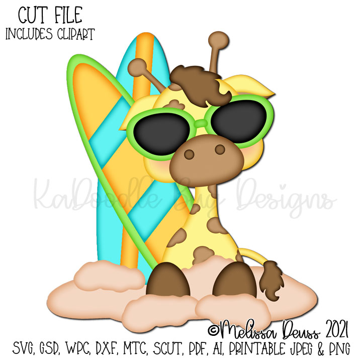 Cutie KaToodles - Sand Surf Giraffe