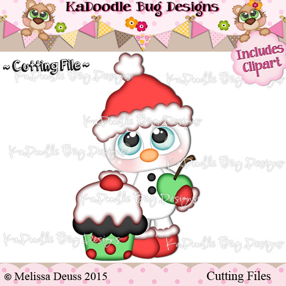 Cutie KaToodles - Santa Cupcake