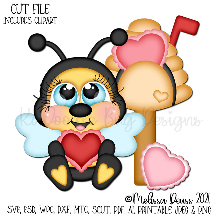 Cutie KaToodles - Sending Valentines Bee