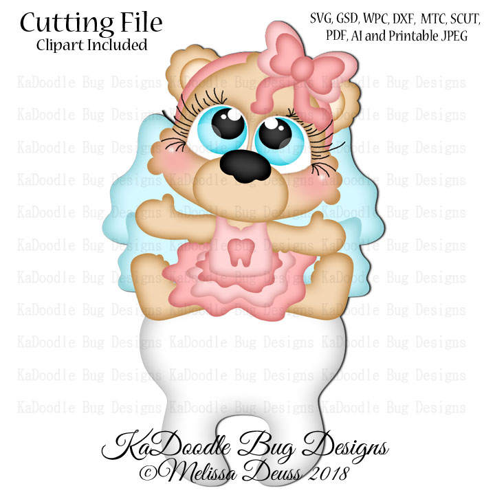 Cutie KaToodles - Sitting Tooth Fairy - Click Image to Close