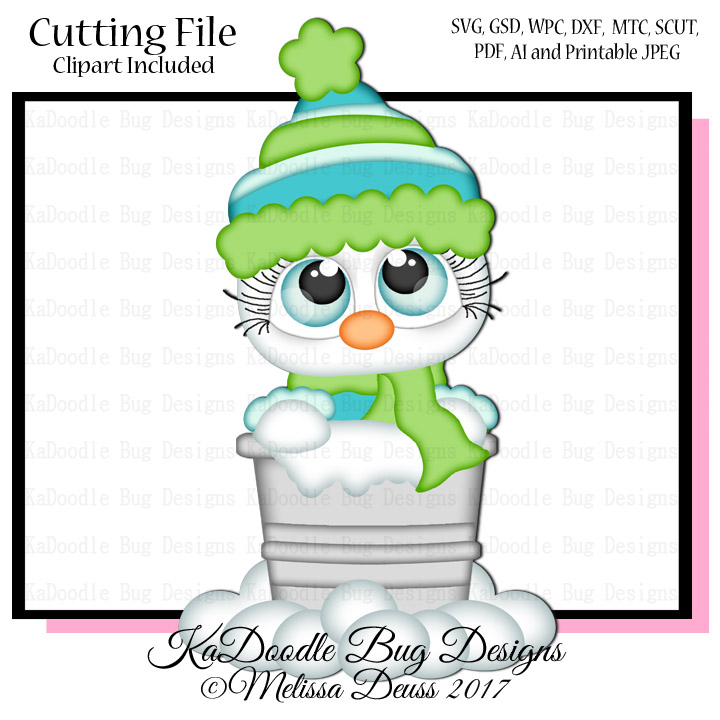 Cutie KaToodles - Snow Cutie Bucket