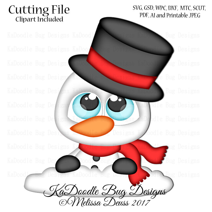 Cutie KaToodles - Snowman - Click Image to Close