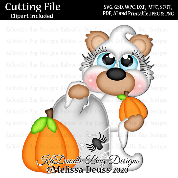 Cutie KaToodles - Spooky Boo Bear - Click Image to Close