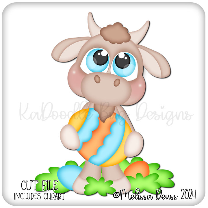 Cutie KaToodles - Standing Easter Egg Goat - Click Image to Close