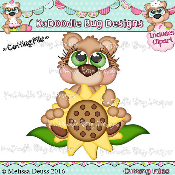 Cutie KaToodles - Sunflower Cutie - Click Image to Close