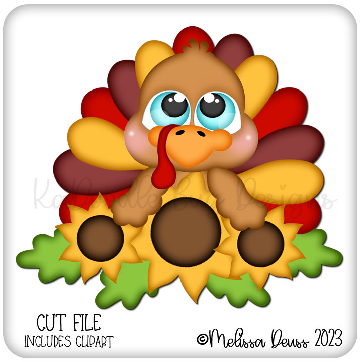 Cutie KaToodles - Sunflower Turkey