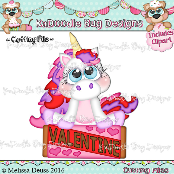 Cutie KaToodles - Valentine Chocolate Unicorn