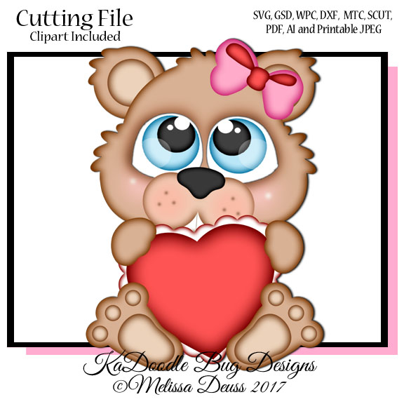 Cutie KaToodles - Valentine Groundhog