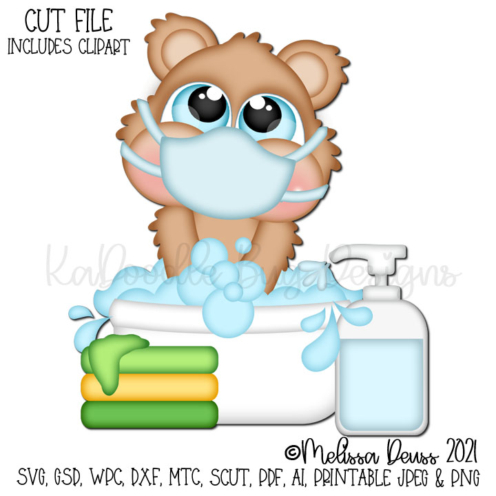 Cutie KaToodles - Wash Your Hands Bear