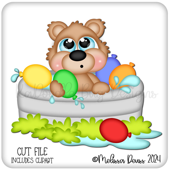 Cutie KaToodles - Water Balloon Tub Bear