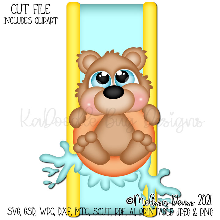 Cutie KaToodles - Water Slide Bear