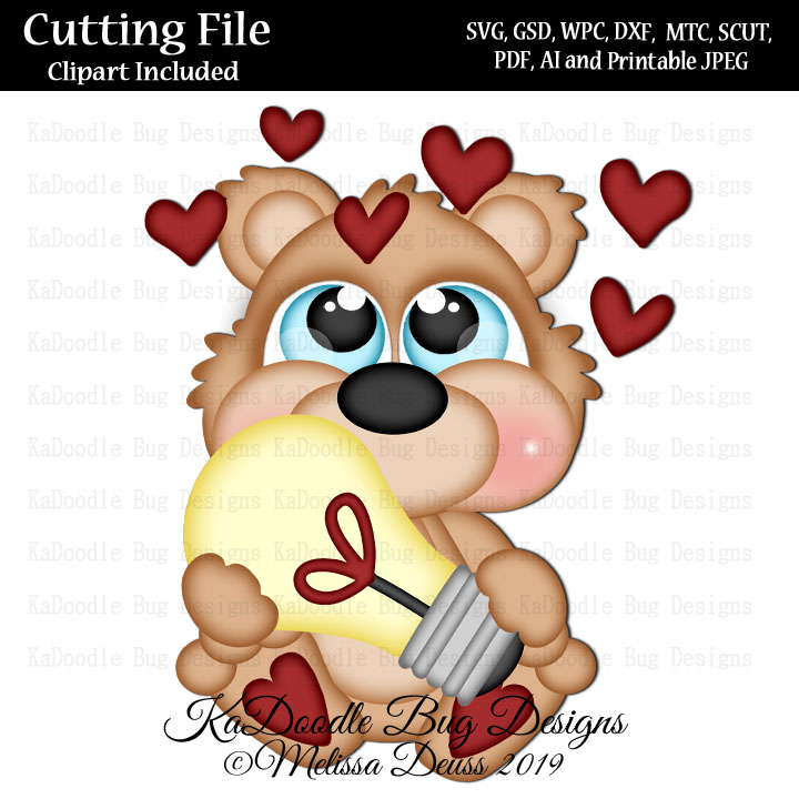 Cutie KaToodles - Watt A Heart Bear