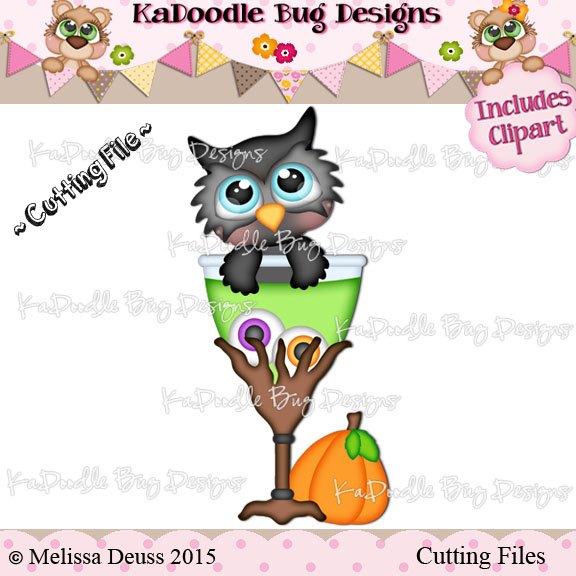 Cutie KaToodles - Wicked Drink Owl - Click Image to Close