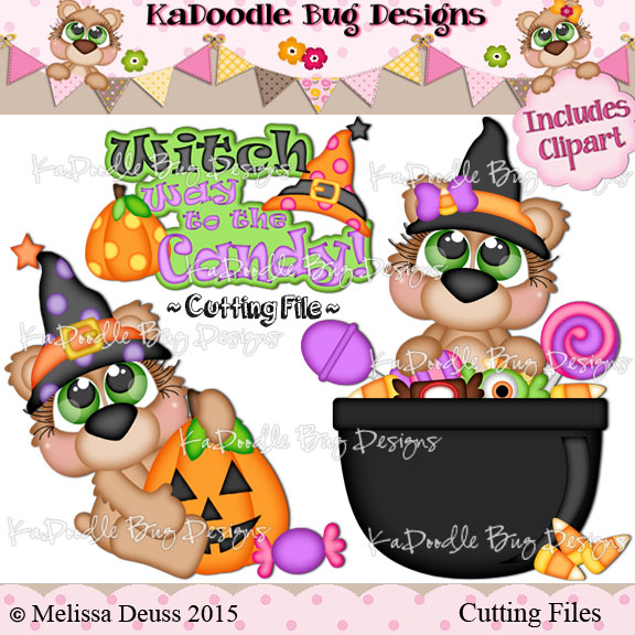 LE Cutie KaToodles - Witch Way To The Candy