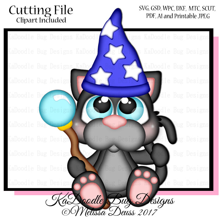 Cutie KaToodles - Wizard Kitty - Click Image to Close