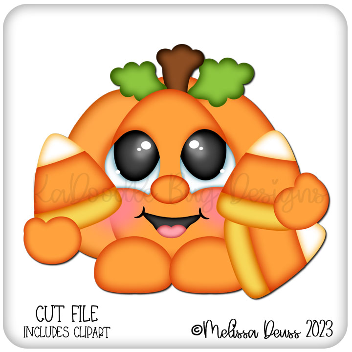 Shoptastic Cuties - Candy Corn Pumpkin Cutie