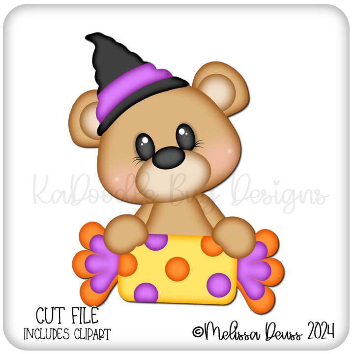 Candy Witch Bear Peeker - Click Image to Close