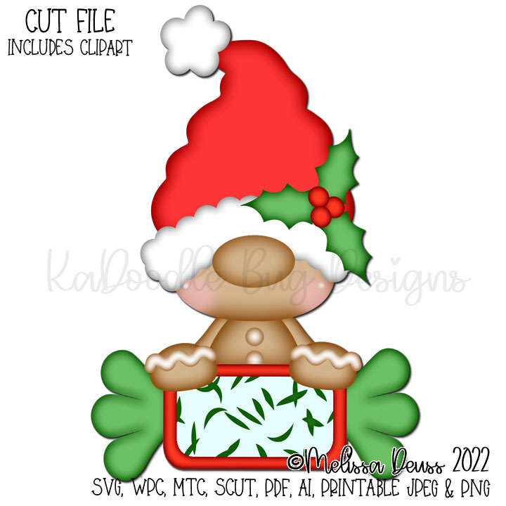 Gnomie Friends - Christmas Candy Shaker Clyde