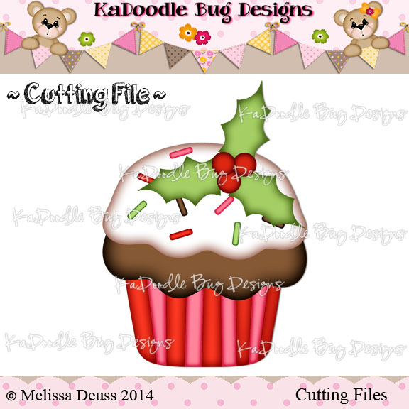 Christmas Cupcake - Click Image to Close