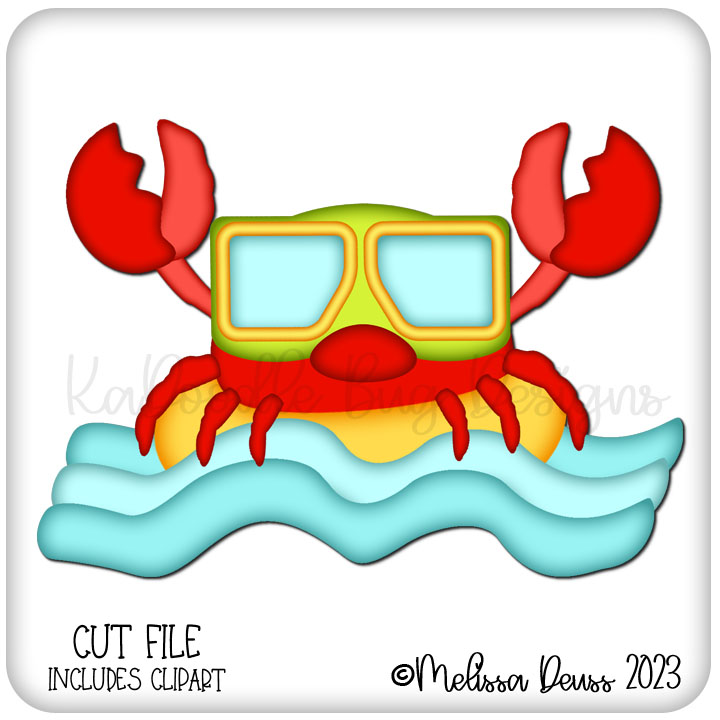 Cutesy Floating Crab