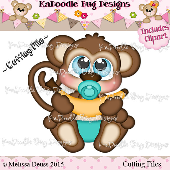 Cutie KaToodles - Baby Boy Monkey