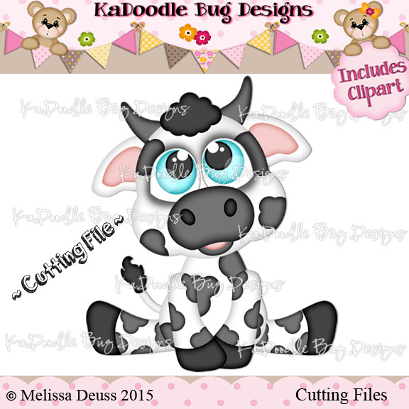 Cutie KaToodles - Cow - Click Image to Close