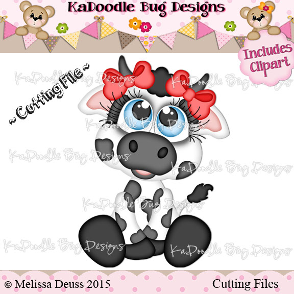 Cutie KaToodles - Girl Cow - Click Image to Close