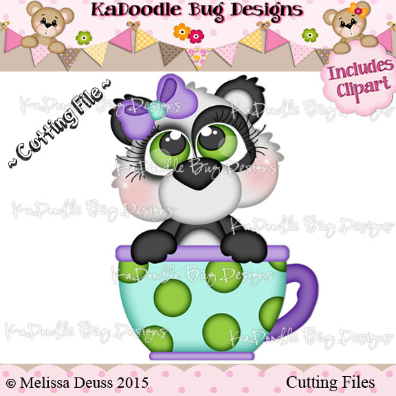 Cutie KaToodles - Teacup Panda - Click Image to Close