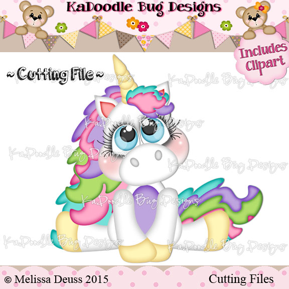 Cutie KaToodles - Unicorn - Click Image to Close