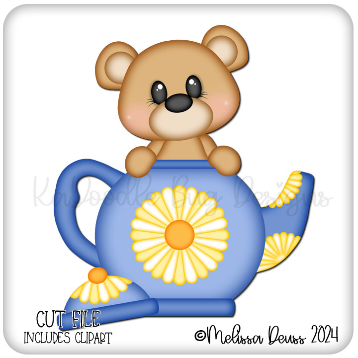 Daisy Teapot Bear