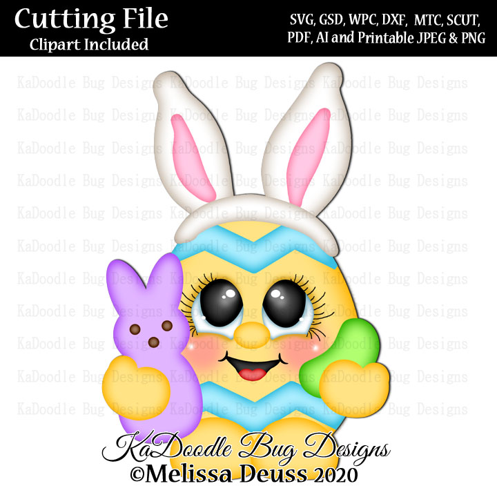 Shoptastic Cuties - Easter Egg Bunny Cutie - Click Image to Close