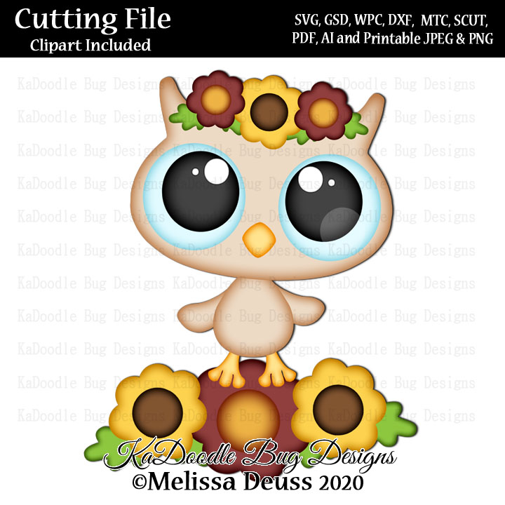 Fall Flower Owl