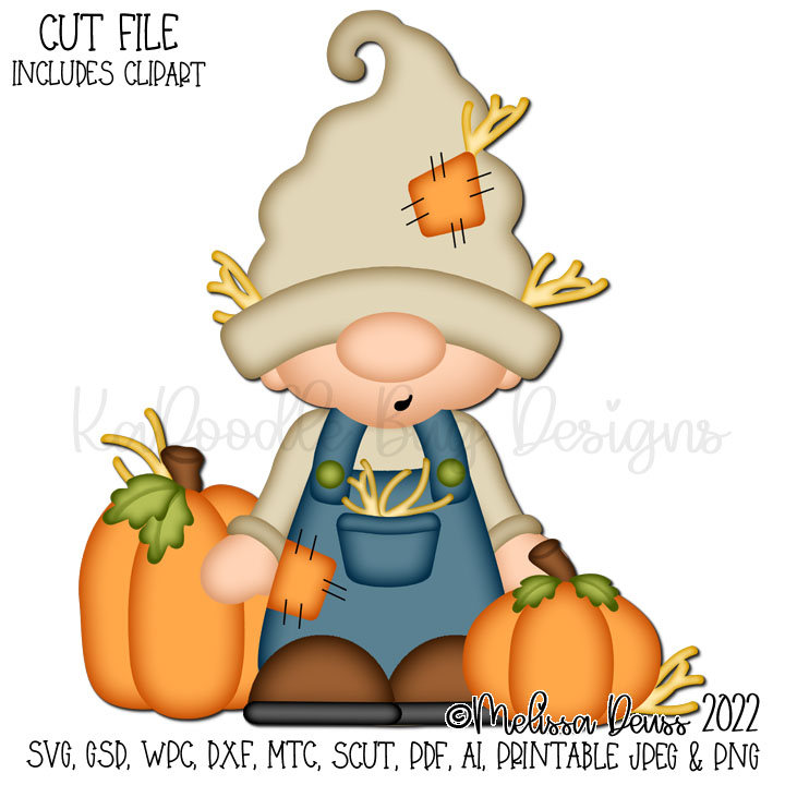 Fall Scarecrow Gnome