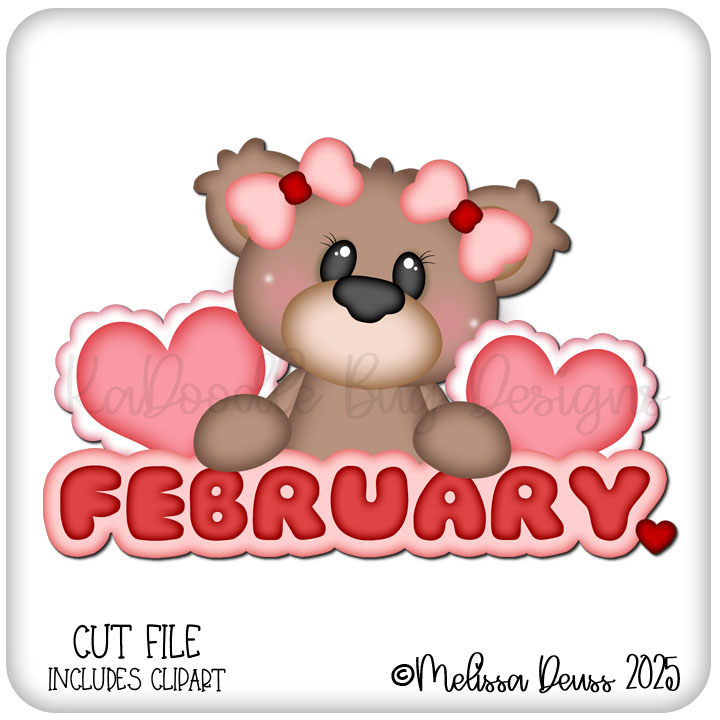 February Heart Bear