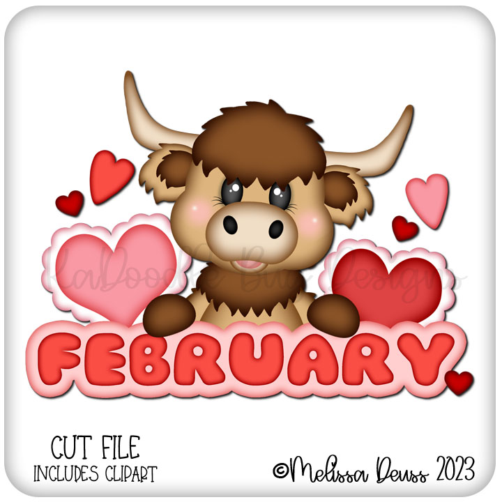 February Highland Cow