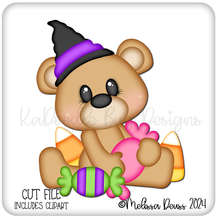 Halloween Candy Witch Bear - Click Image to Close