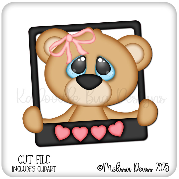 ***DAY 11 FREEBIE*** Heart Picture Frame Bear