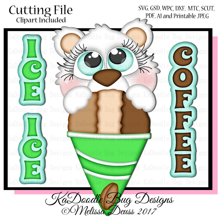 Cutie KaToodles - Ice Coffee Bear - Click Image to Close