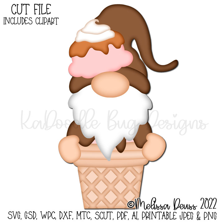 Ice Cream Cone Gnome