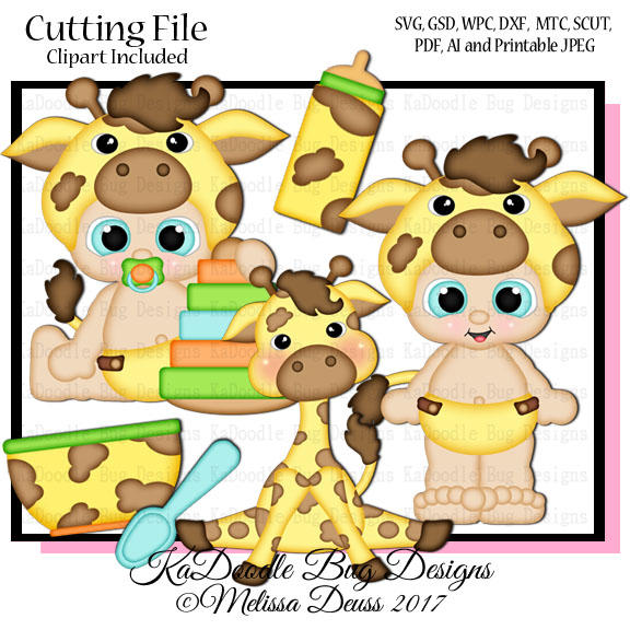 Lil Koodles - Giraffe Baby